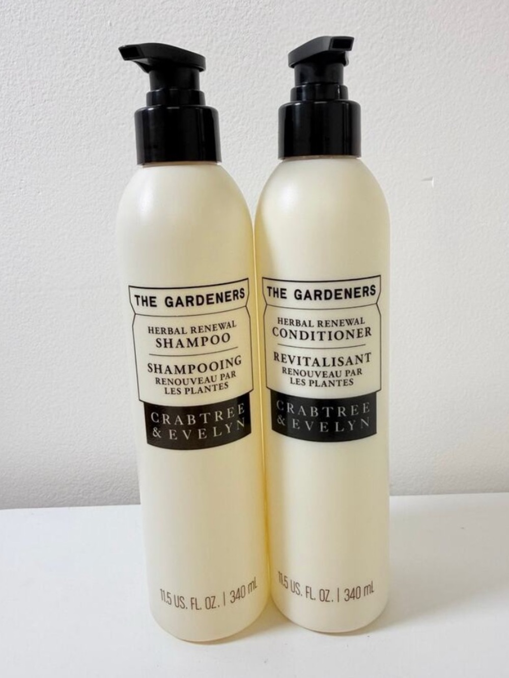 Crabtree & Evelyn The Gardners Herbal Renewal Shampoo & Conditioner Set